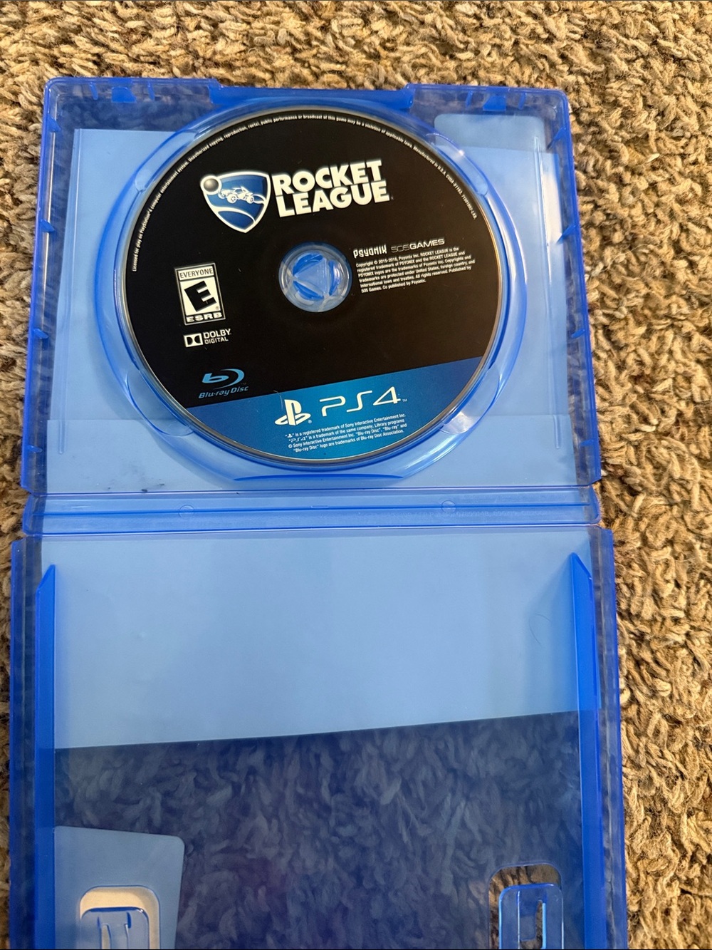 PS4 Game Disc - Black/Blue